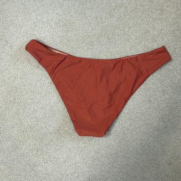 NWT J. Crew Curved-Waist Cheeky Bikini Bottom Swimsuit Paddle Surf Beach Sz XL - Picture 2 of 3